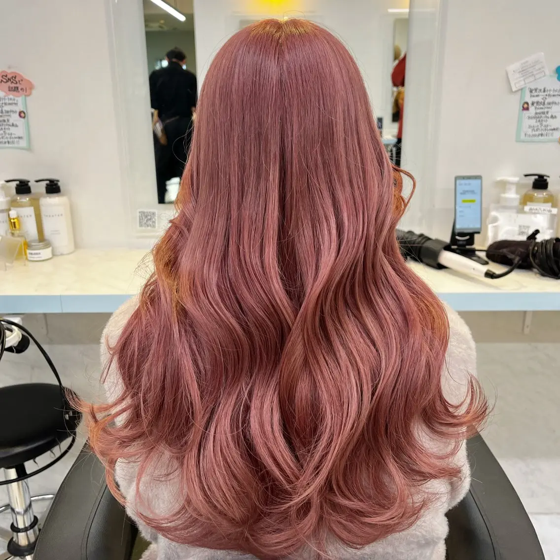 ロング カラー ヘアカラー トリートメント ブリーチカラー 🩵MIZUKIのヘアスタイル