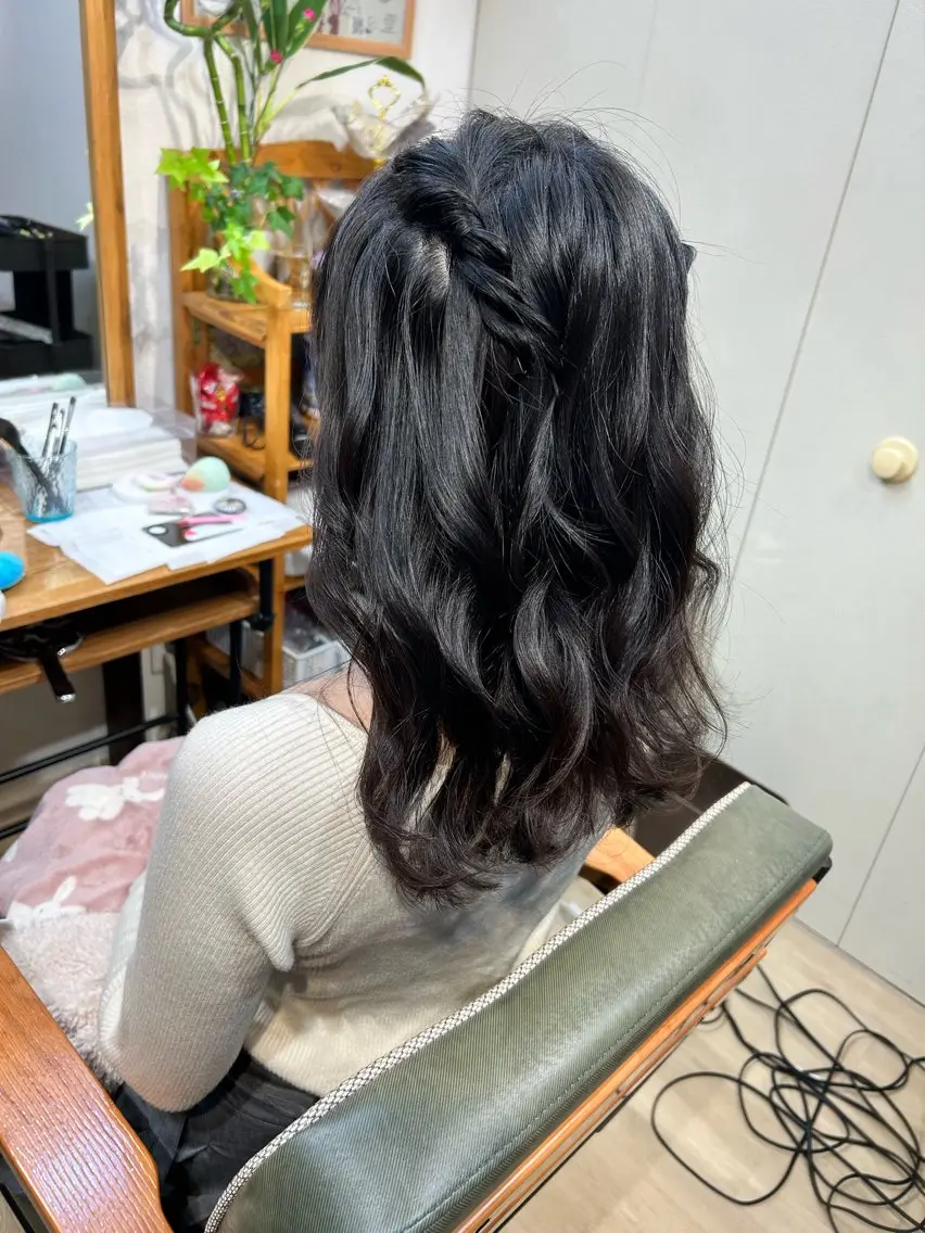 ヘアアレンジ ヘアセット HempBeauty 浅野アサミのヘアスタイル