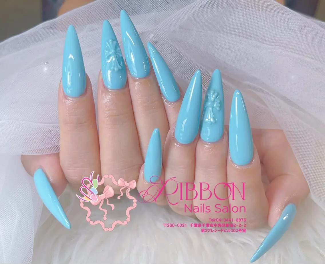 ネイル フットネイル フレンチネイル ジェルネイル マグネットネイル 持ち込み ハンドネイル Ribbonnail salonのネイルデザイン