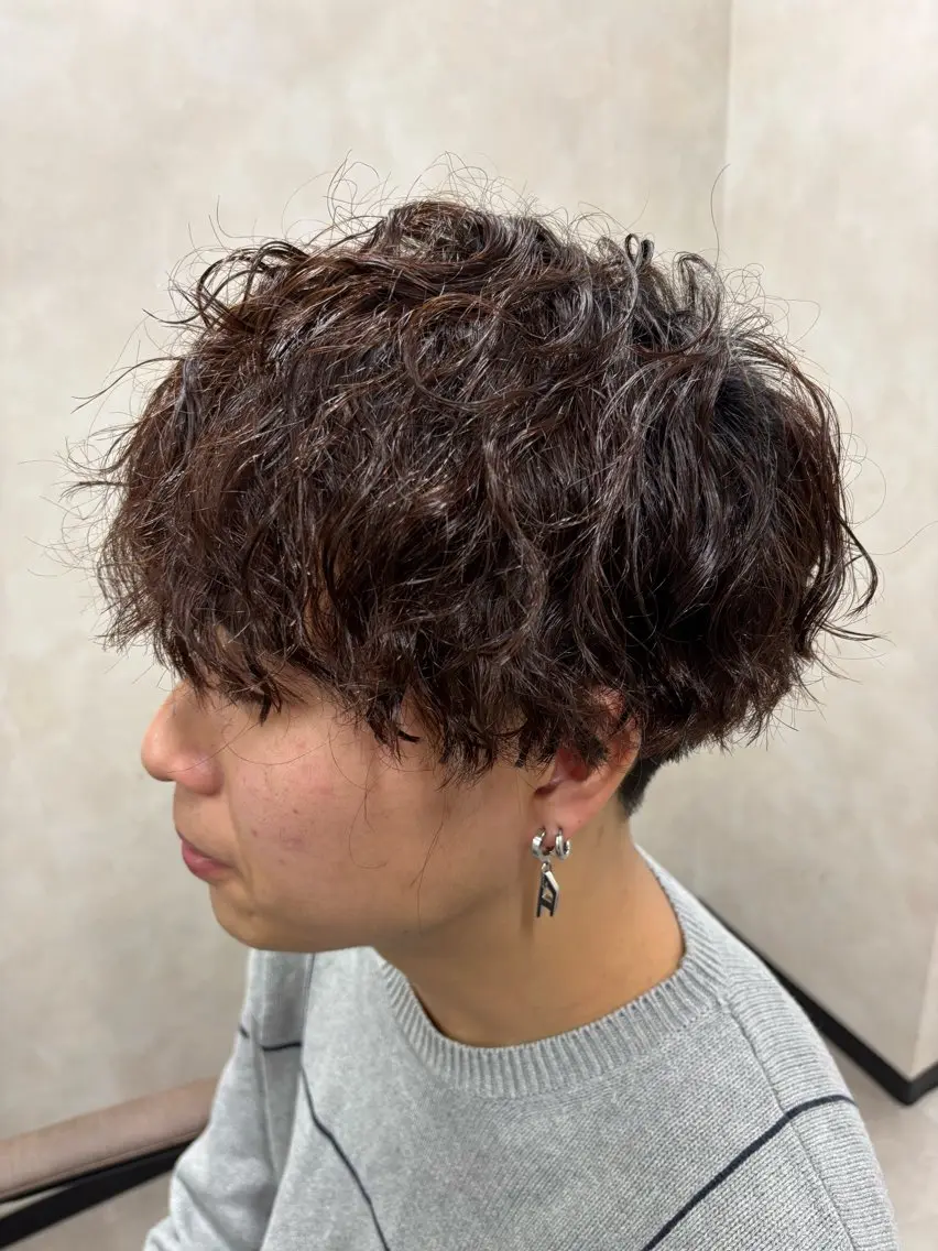 ショート パーマ スパイラルパーマ TELAHAIR/ Ryutoのヘアスタイル