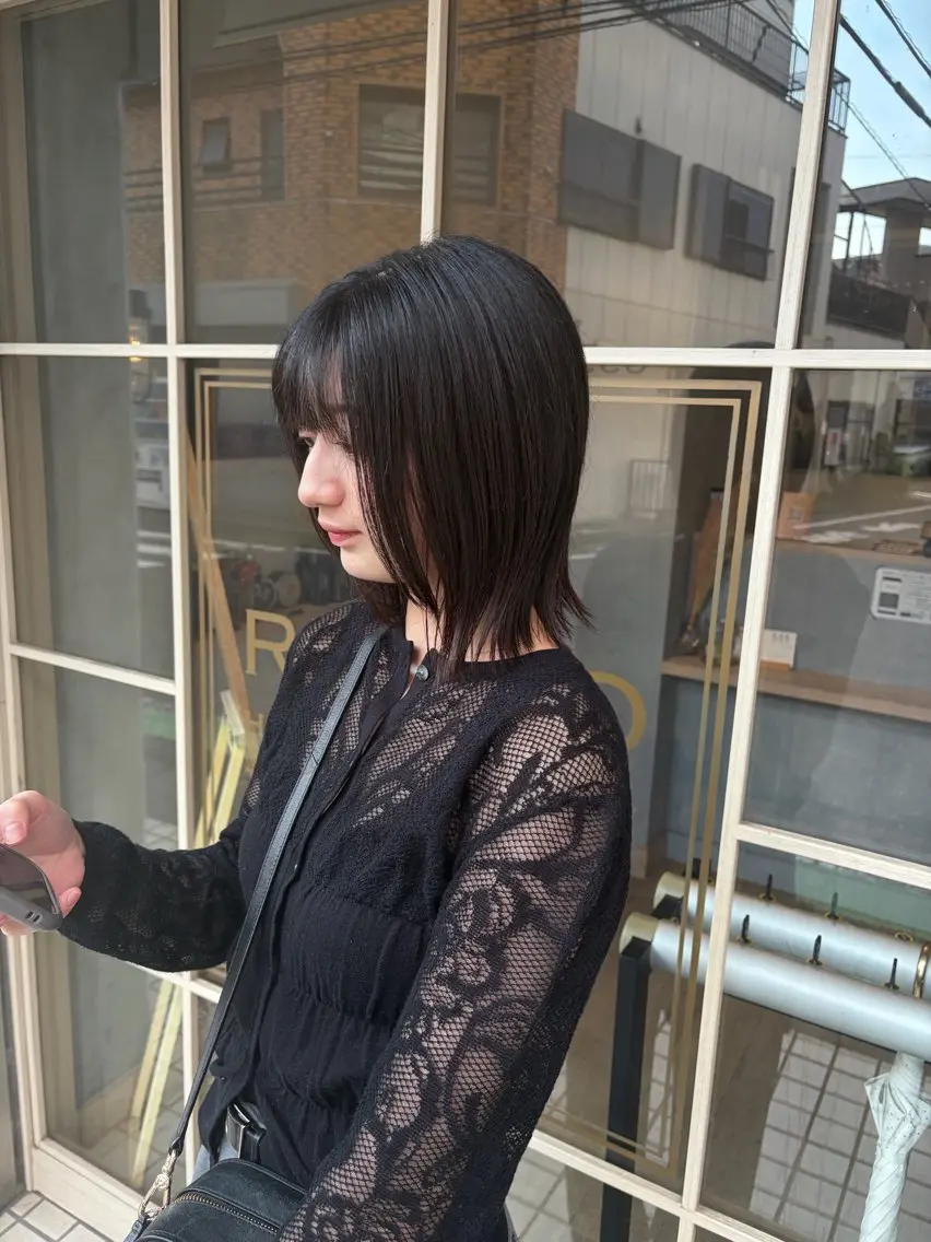 ショート カット ヘアカラー ROCCO アイナ/ レイヤー透明感カラーのヘアスタイル
