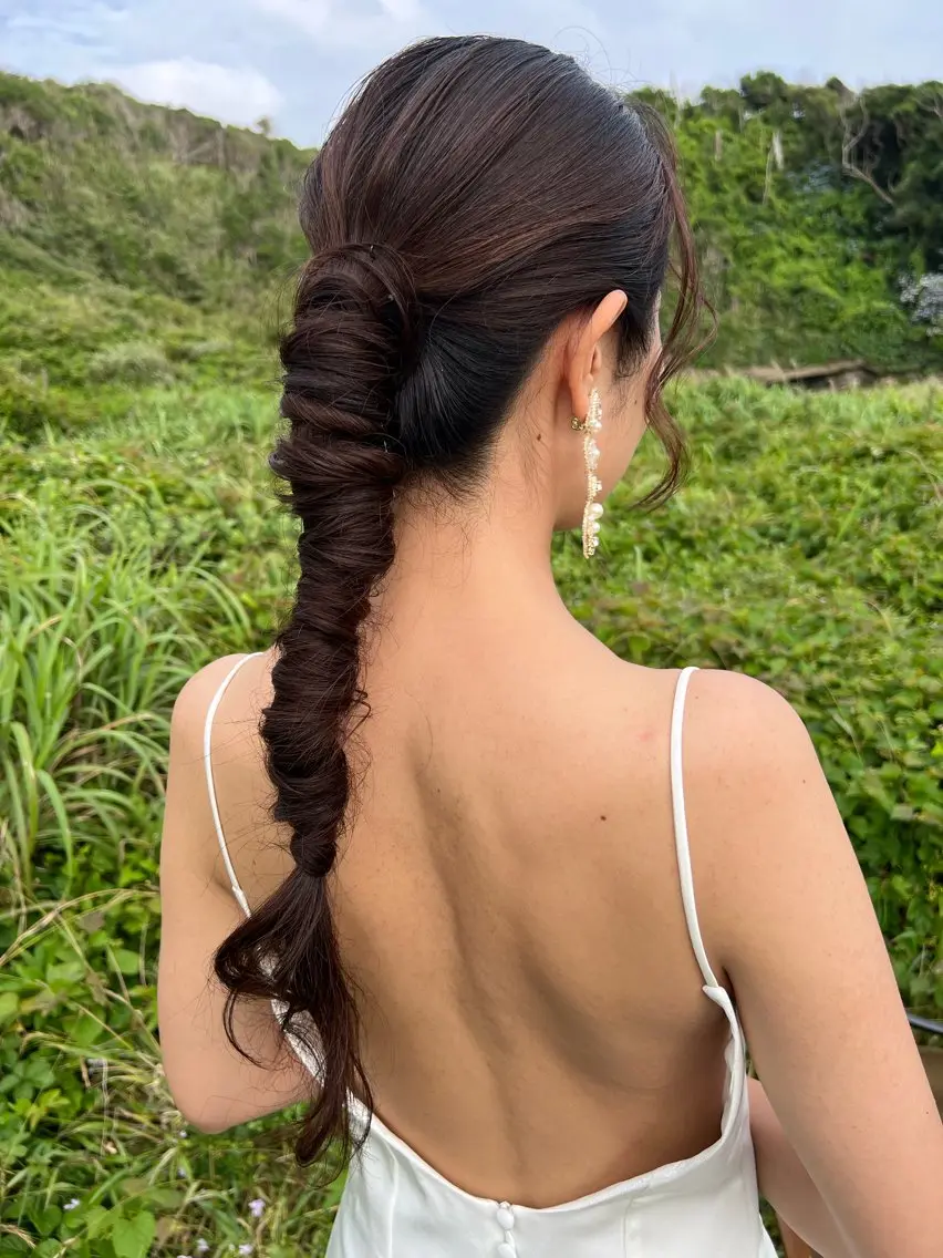 ロング ヘアアレンジ 【ヘアセット専門】 ヘアメイクＭＡＮＡのヘアスタイル