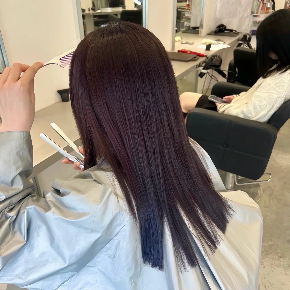 【💞ご新規様限定💞】透明感ワンカラー+カット+うる艶トリートメント🫧の写真