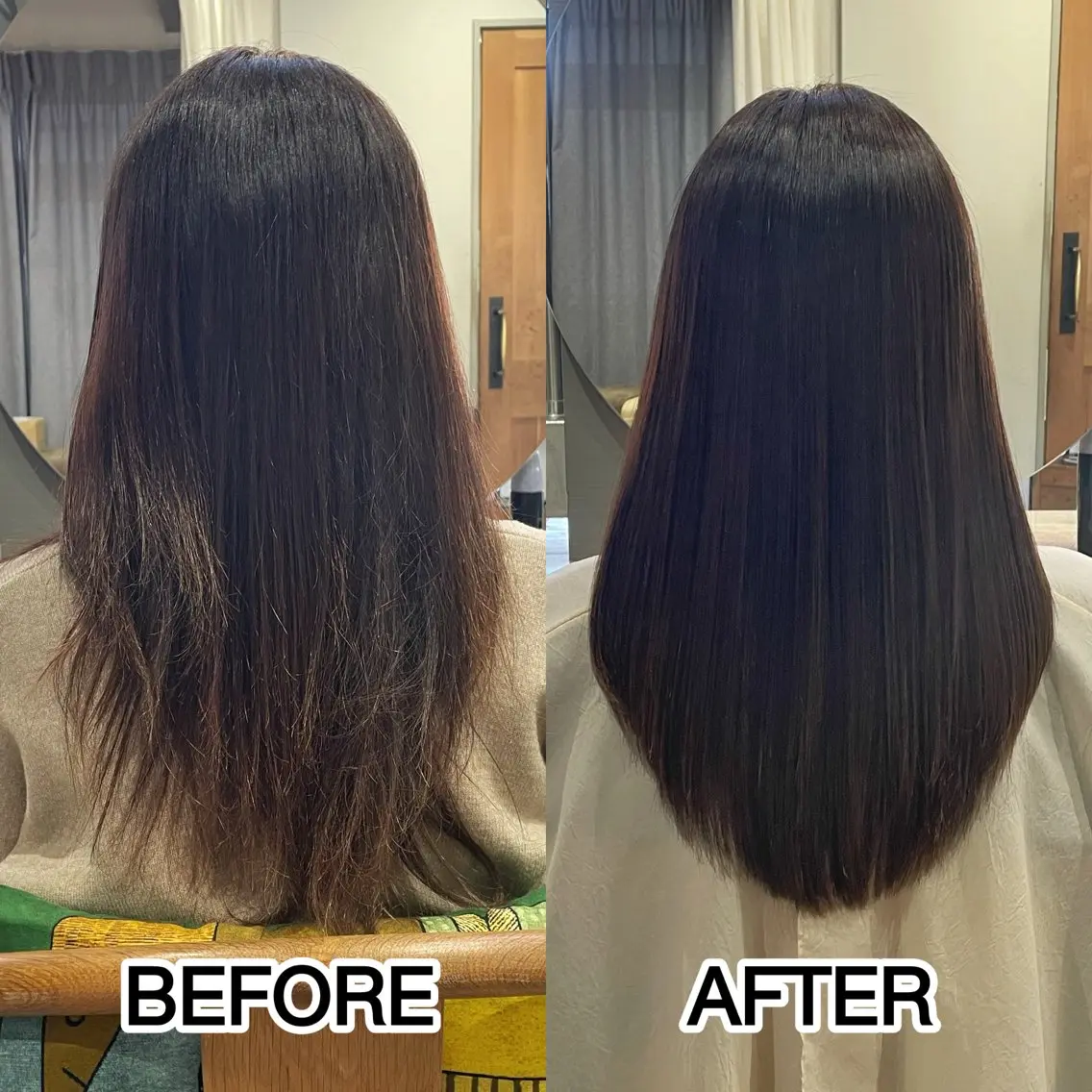 ロング 髪質改善 トリートメント 野間 祐哉のヘアスタイル
