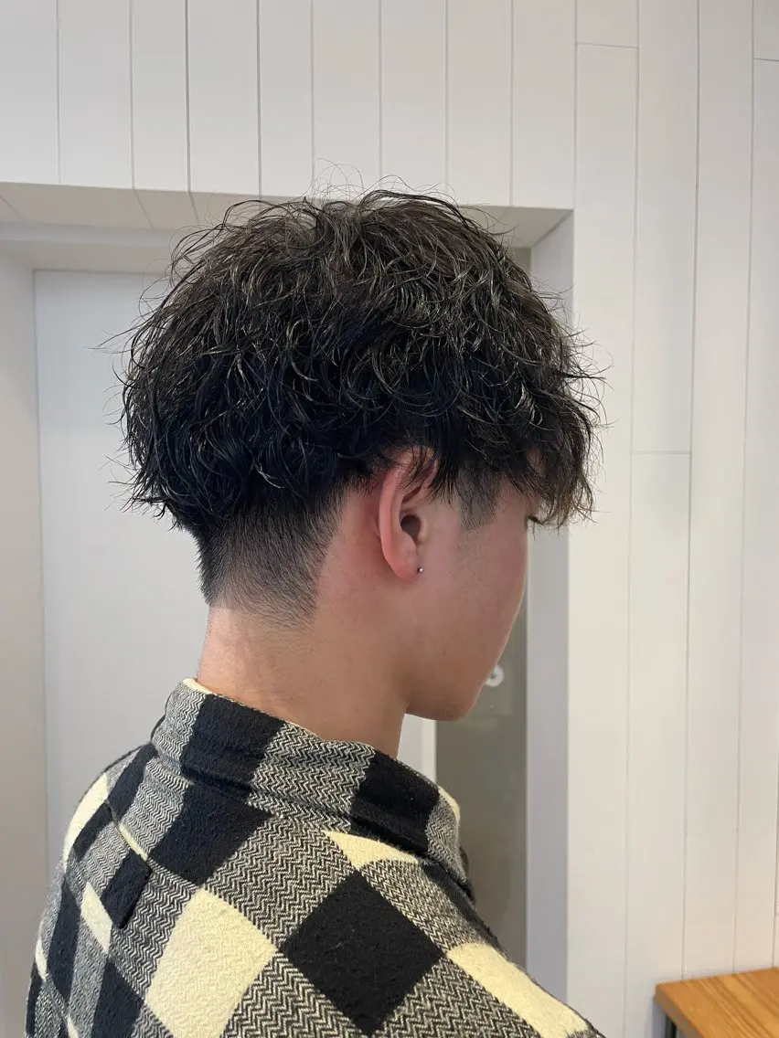 メンズカット➕ニュアンスパーマの写真