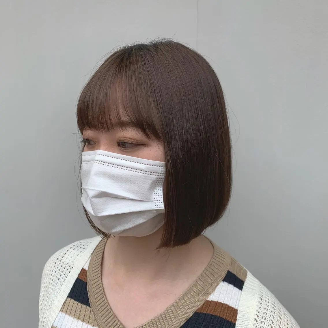 ショート パーマ ボブ カット 縮毛矯正 トリートメント hubhair レイヤー/透明感のヘアスタイル