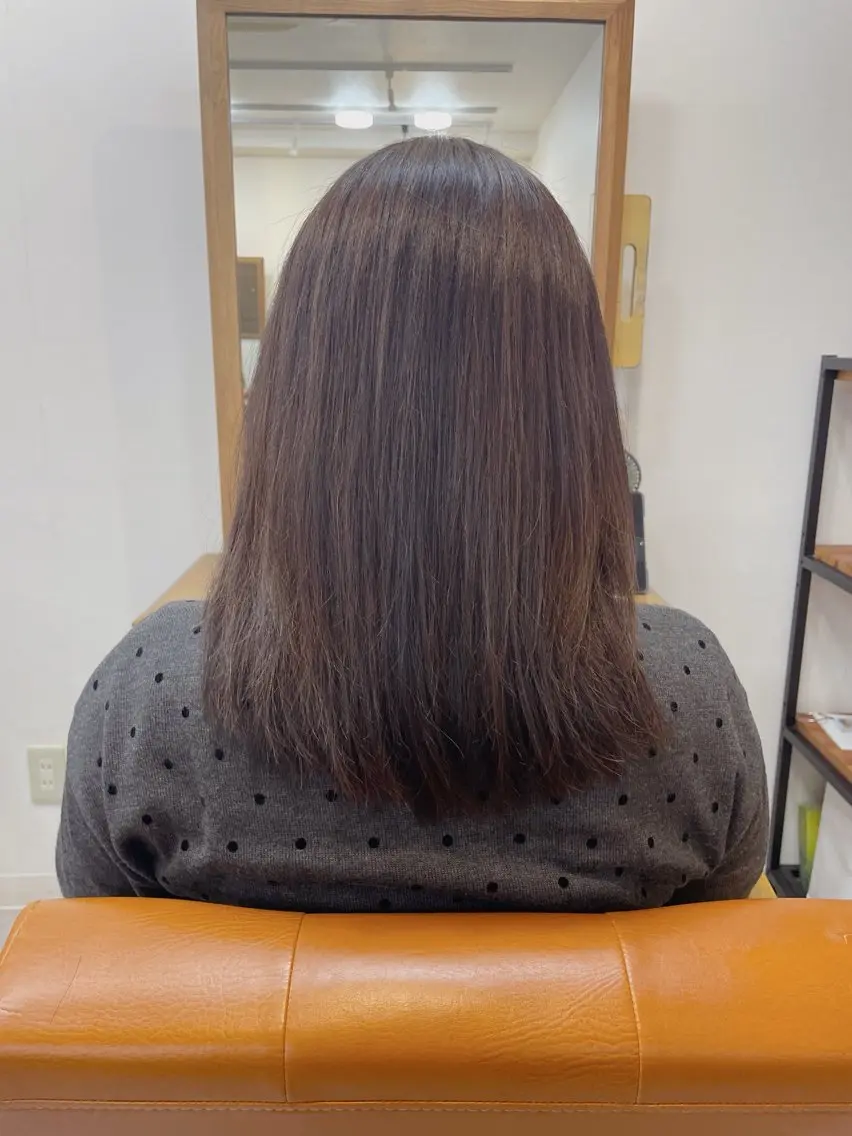 ミディアム lore 中村かれんのヘアスタイル