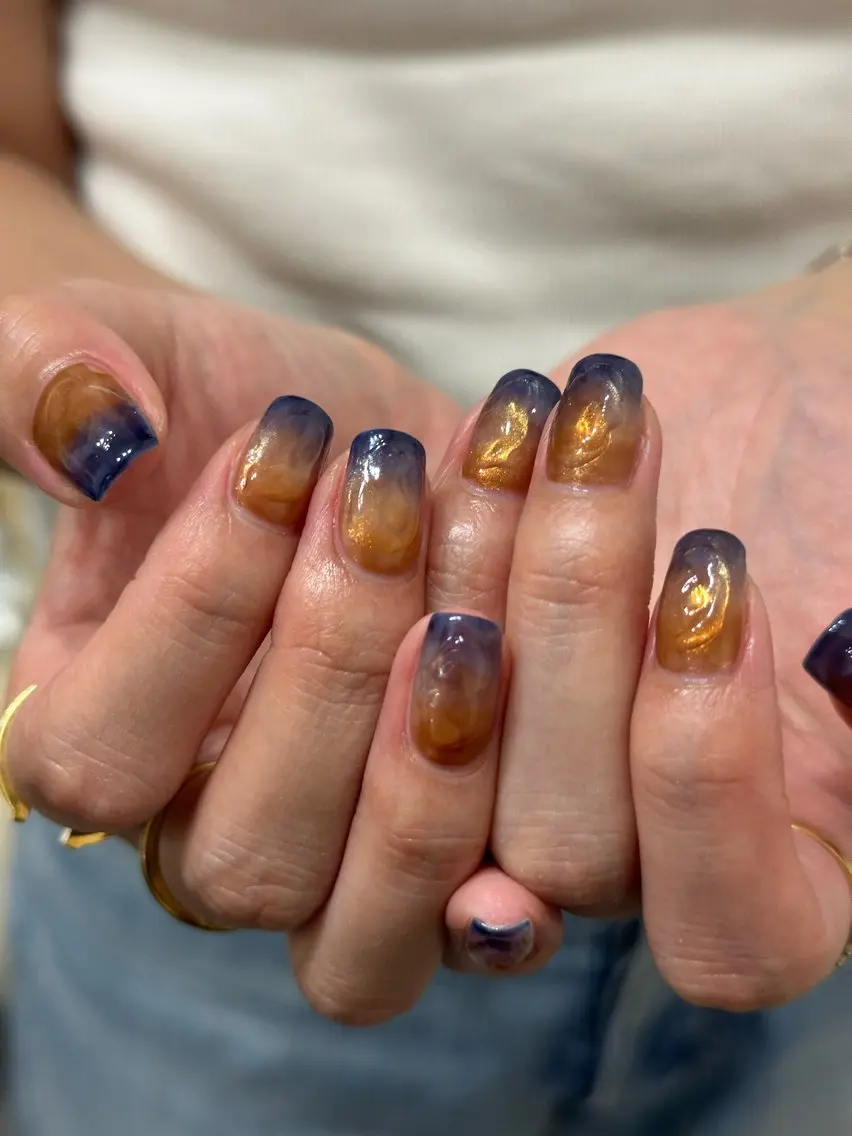 ネイル ハンドネイル フットネイル kiii.__ ✴︎*のネイルデザイン