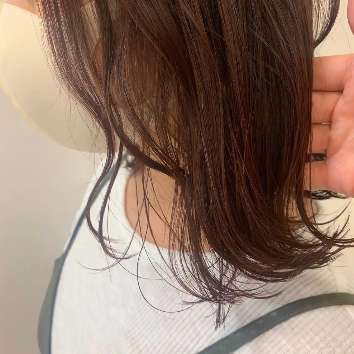 ミディアム カラー カット ヘアカラー トリートメント 暖色/ブリーチカラー 🎀 M i k uのヘアスタイル