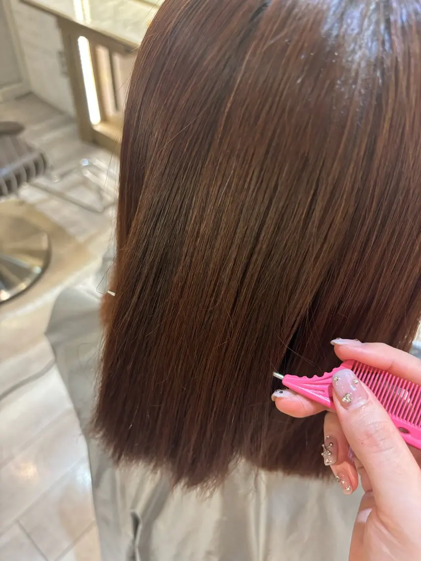 ミディアム Sena 🩵 cloe 三軒茶屋のヘアスタイル