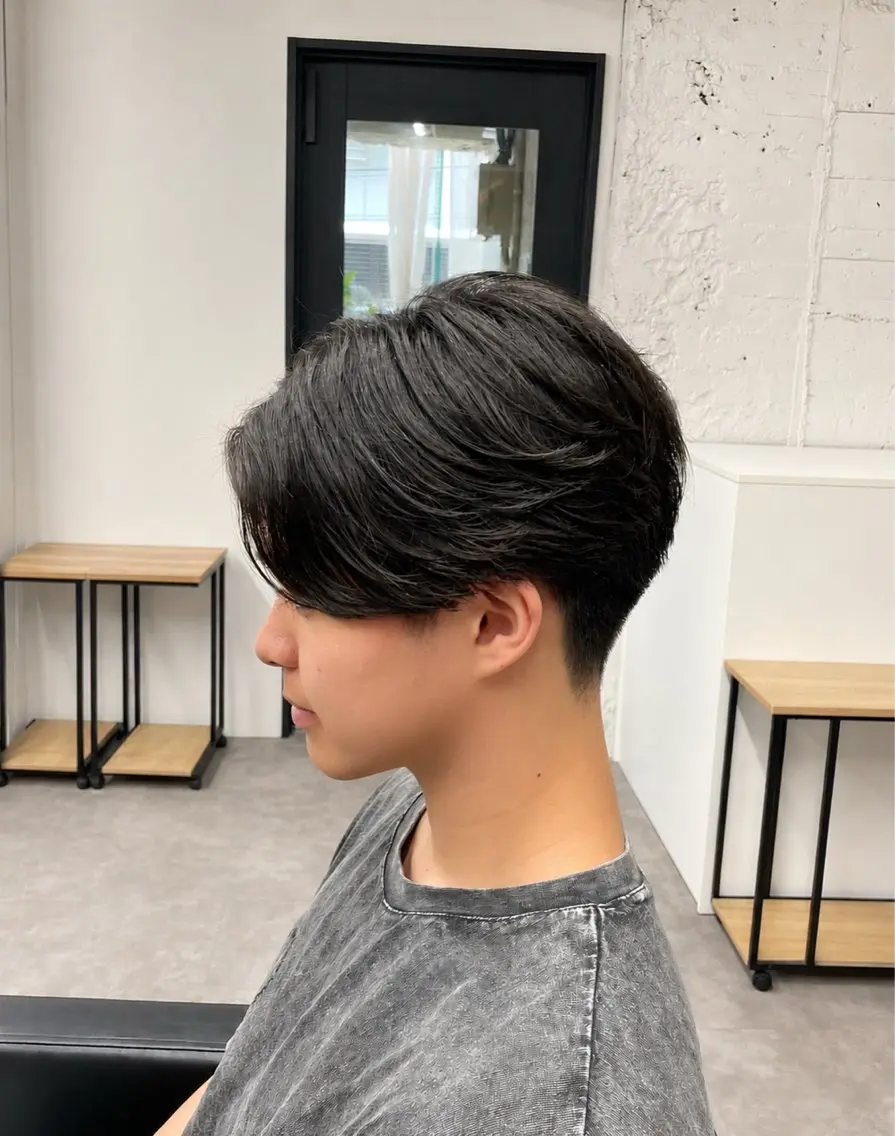 ショート パーマ メンズ いちかわ ことねのヘアスタイル