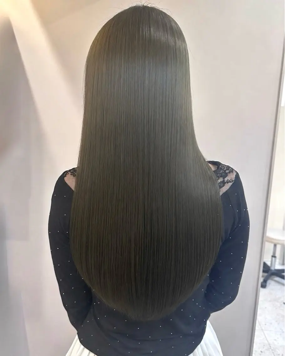 カラー 髪質改善 カット ヘアカラー トリートメント ヘッドスパ 髪質改善・艶髪カラー 🌷miku🌷のヘアスタイル