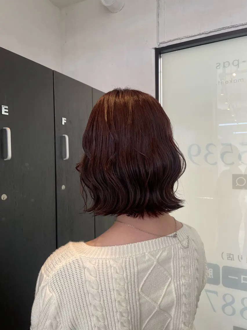 カラー ブラウンカラー ピンクカラー ヘアカラー ハイトーンカラー🩵 指名多数💗横山聖奈のヘアスタイル