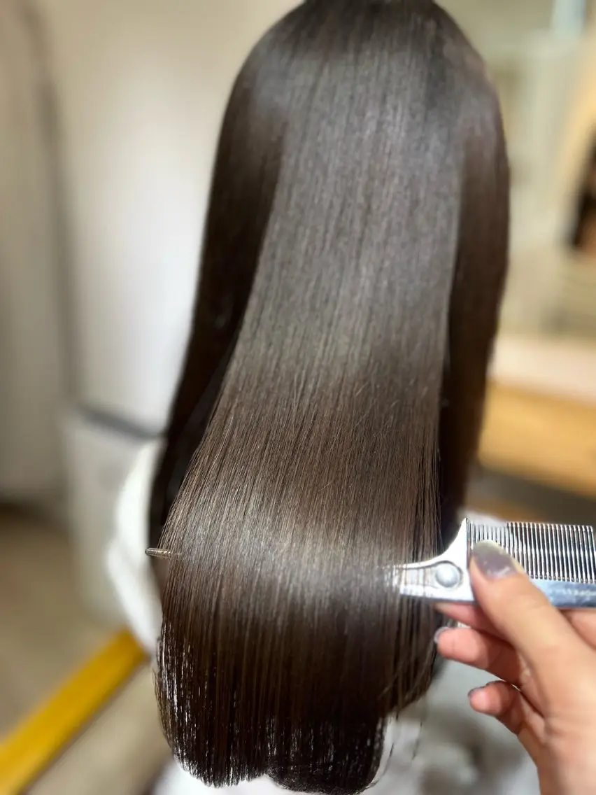ロング カット 縮毛矯正 トリートメント SASAKI NOAのヘアスタイル
