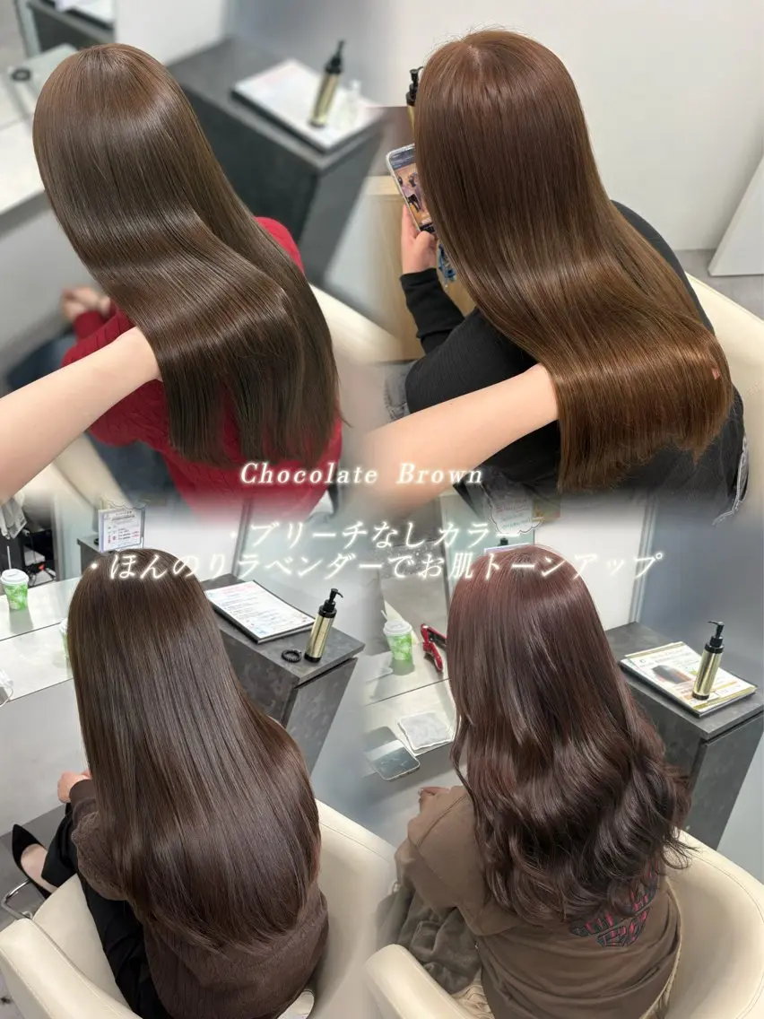 ロング カラー カット ヘアカラー 透明感カラー×顔周り mizuki🫧のヘアスタイル