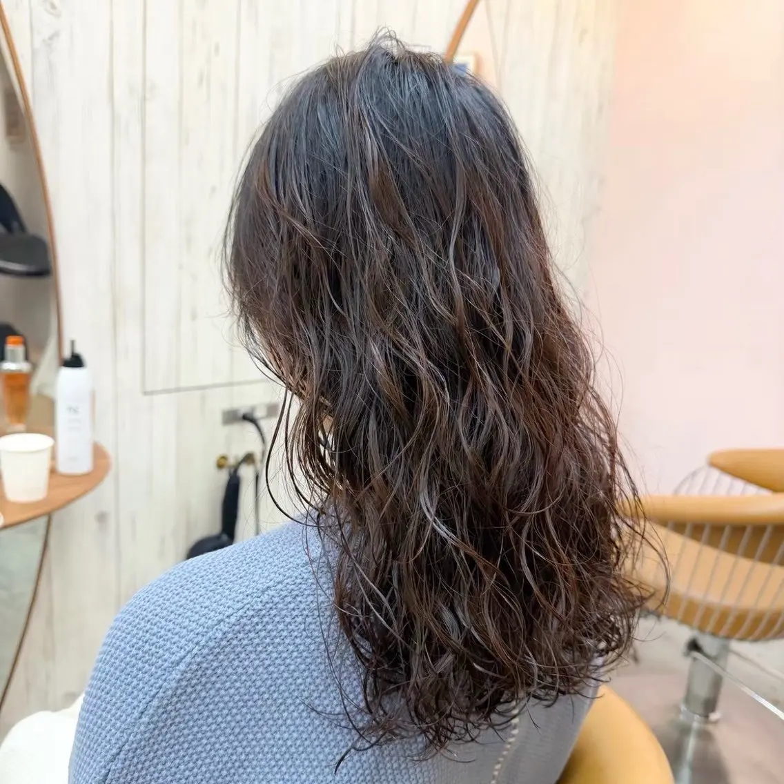 ロング パーマ ボブ 韓国レイヤー しょうきのヘアスタイル