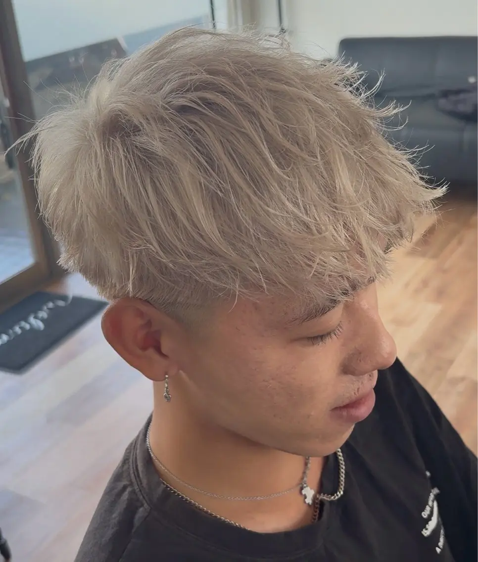 カラー メンズ カット ヘアカラー hairs 897のヘアスタイル