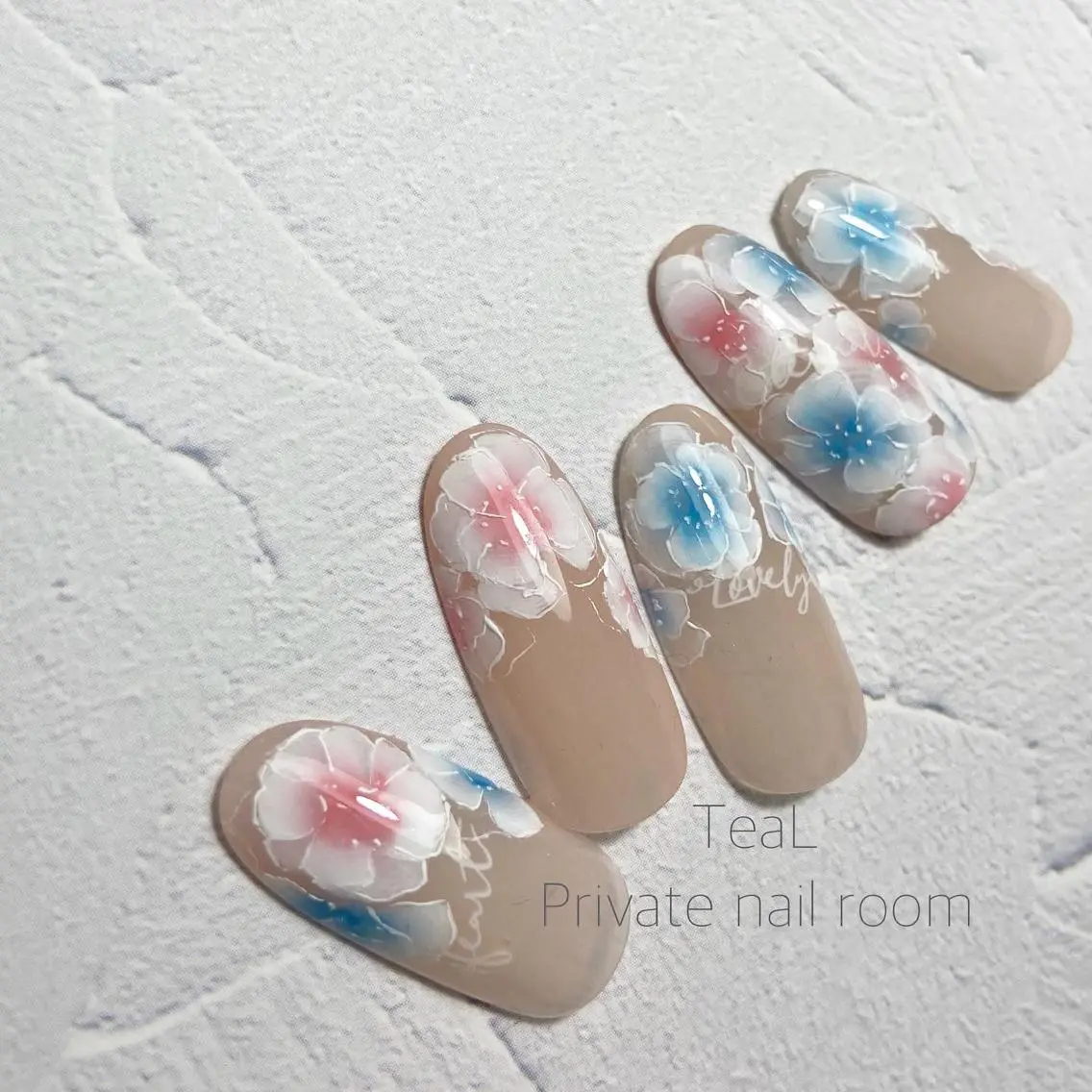 ネイル 春ネイル TeaL nailのネイルデザイン