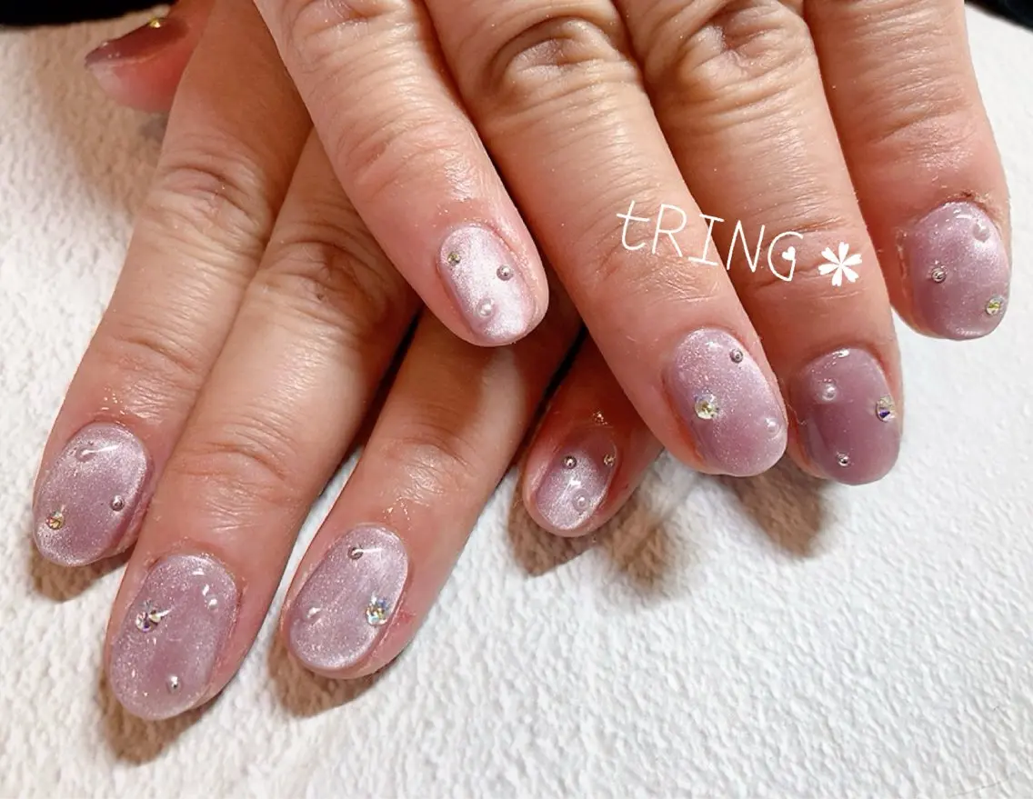 ネイル ハンドネイル tRING＊ しいの木台のネイルデザイン