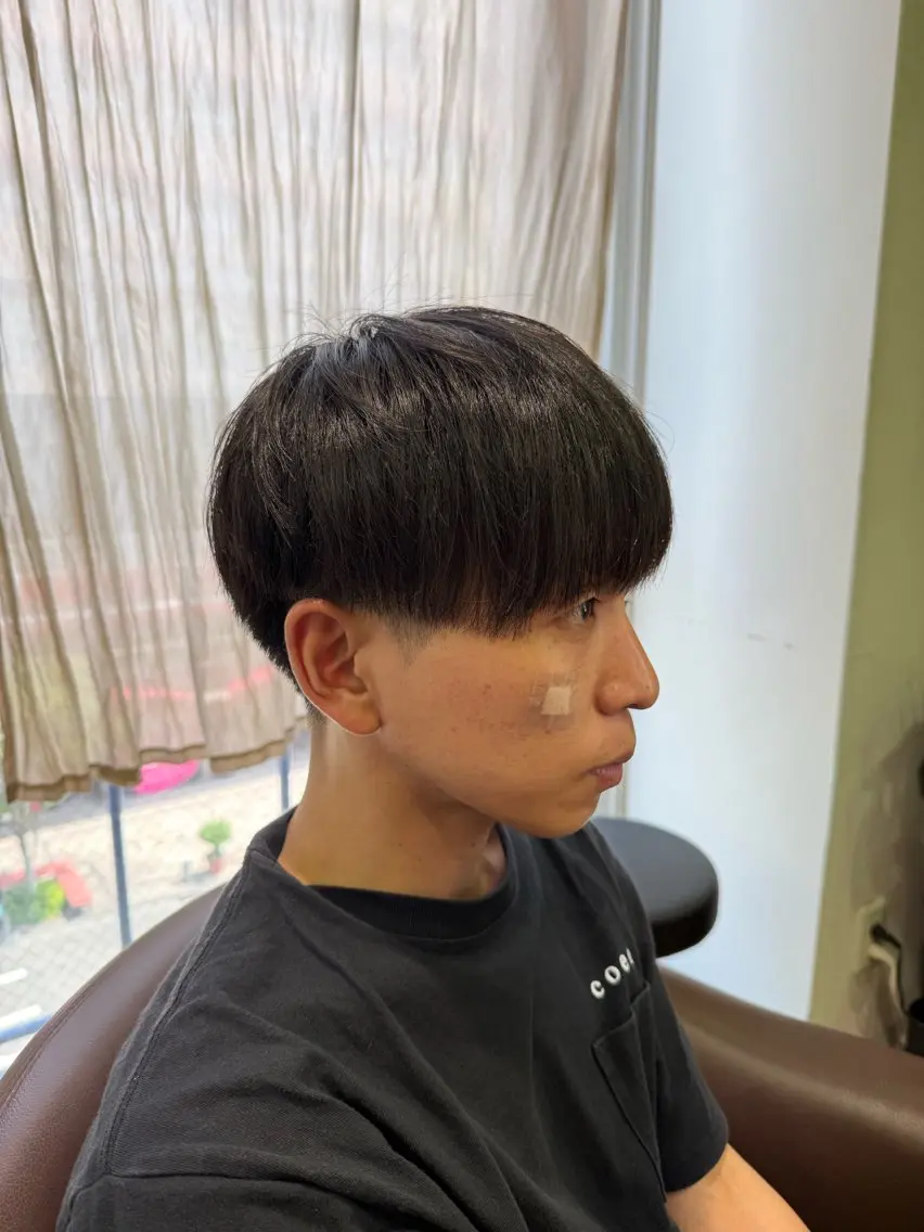 ショート メンズ マッシュ 溝口 槙里也のヘアスタイル