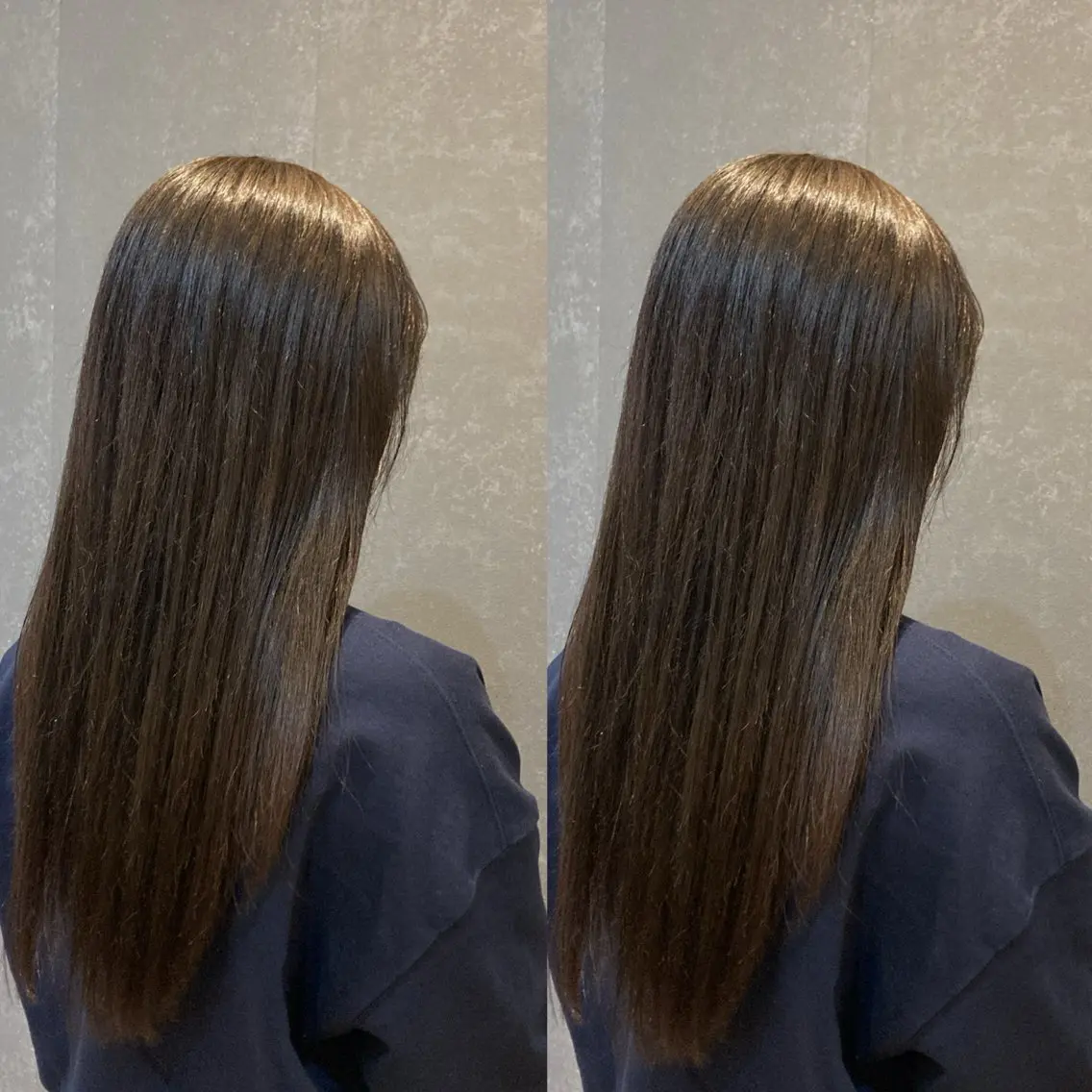 セミロング み うのヘアスタイル
