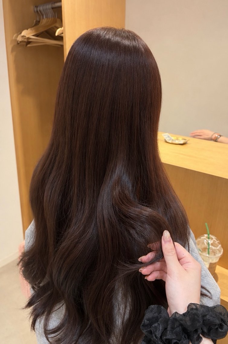 ロング カラー ブラウンカラー 上大岡/ nanoka‪ (:のヘアスタイル