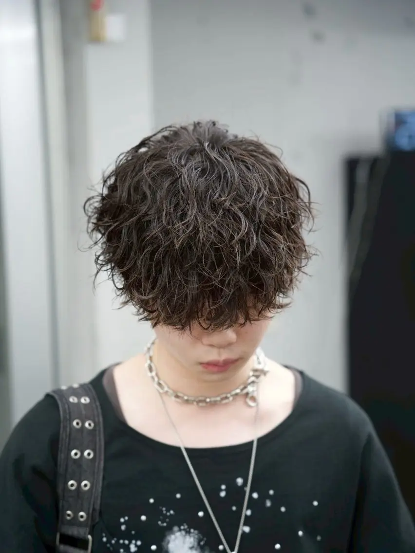 パーマ メンズ カット パーマ 🔥強めメンズパーマ 特化🔥/きらりのヘアスタイル