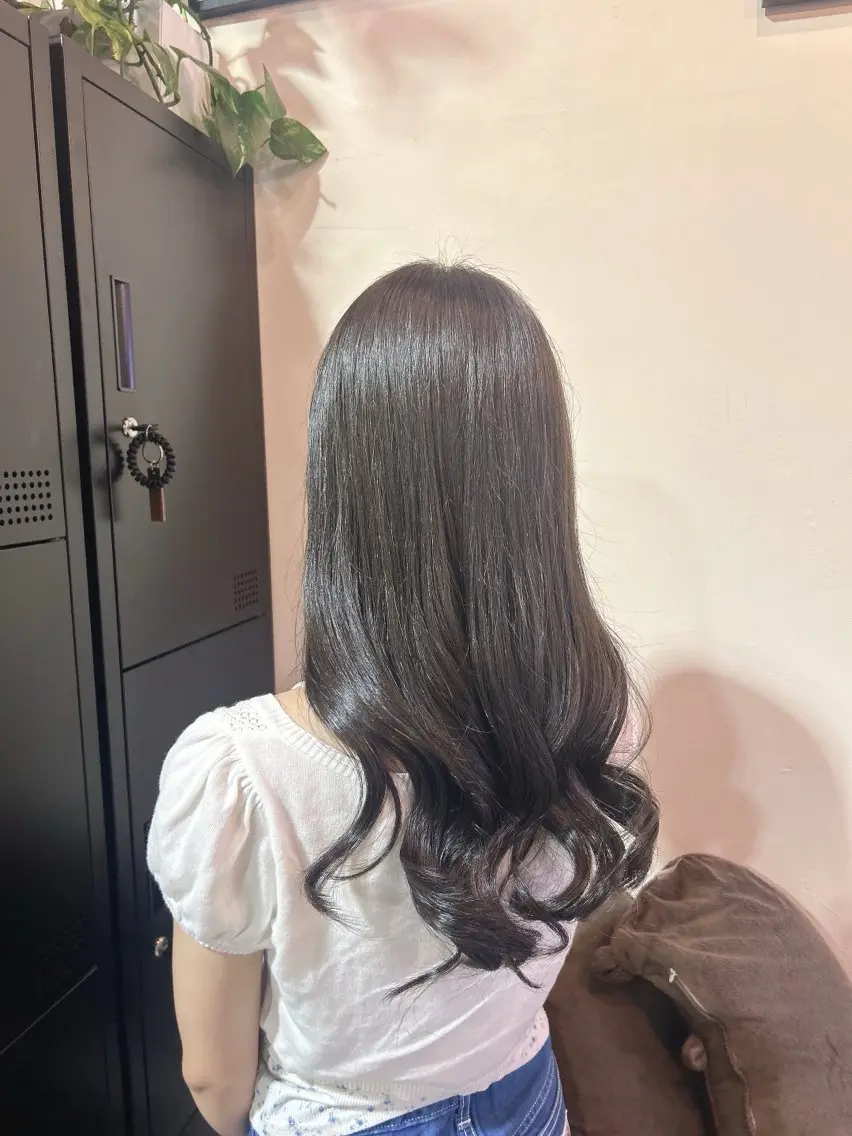 ロング 藤井 美陽のヘアスタイル