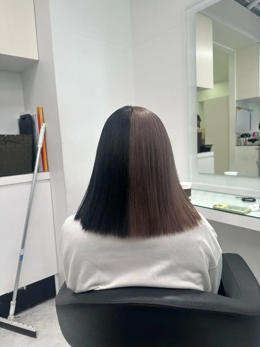 ロング カット ヘアカラー トリートメント ヘッドスパ ヘアセット ❄最強かわいいカラー ❄️MINA❄️のヘアスタイル