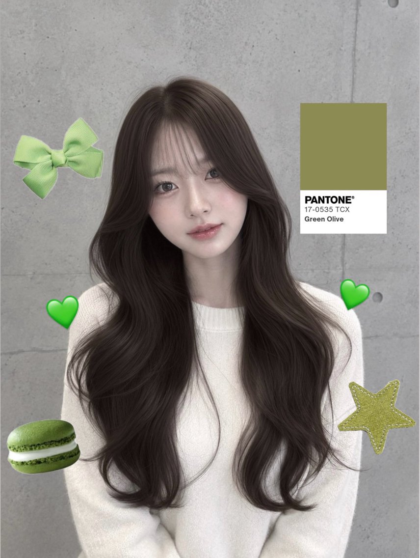 ロング カラー パーマ ヘアアレンジ メンズ 赤み消し艶カラー/美 髪☘️Reika☘️のヘアスタイル