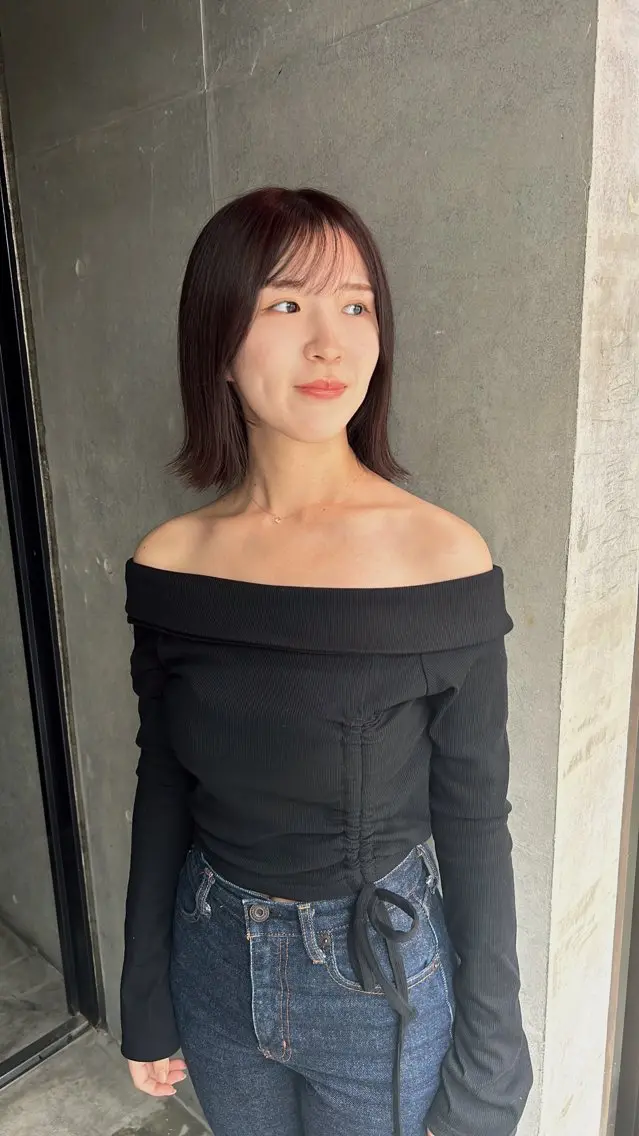 ミディアム 板垣 まいのヘアスタイル