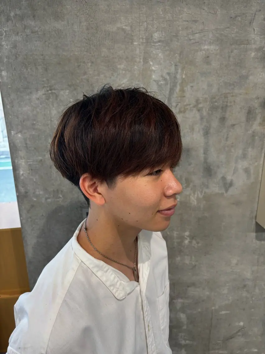メンズ マッシュ 刈り上げ カット つだけん|短髪& フェザーパーマ特化のヘアスタイル