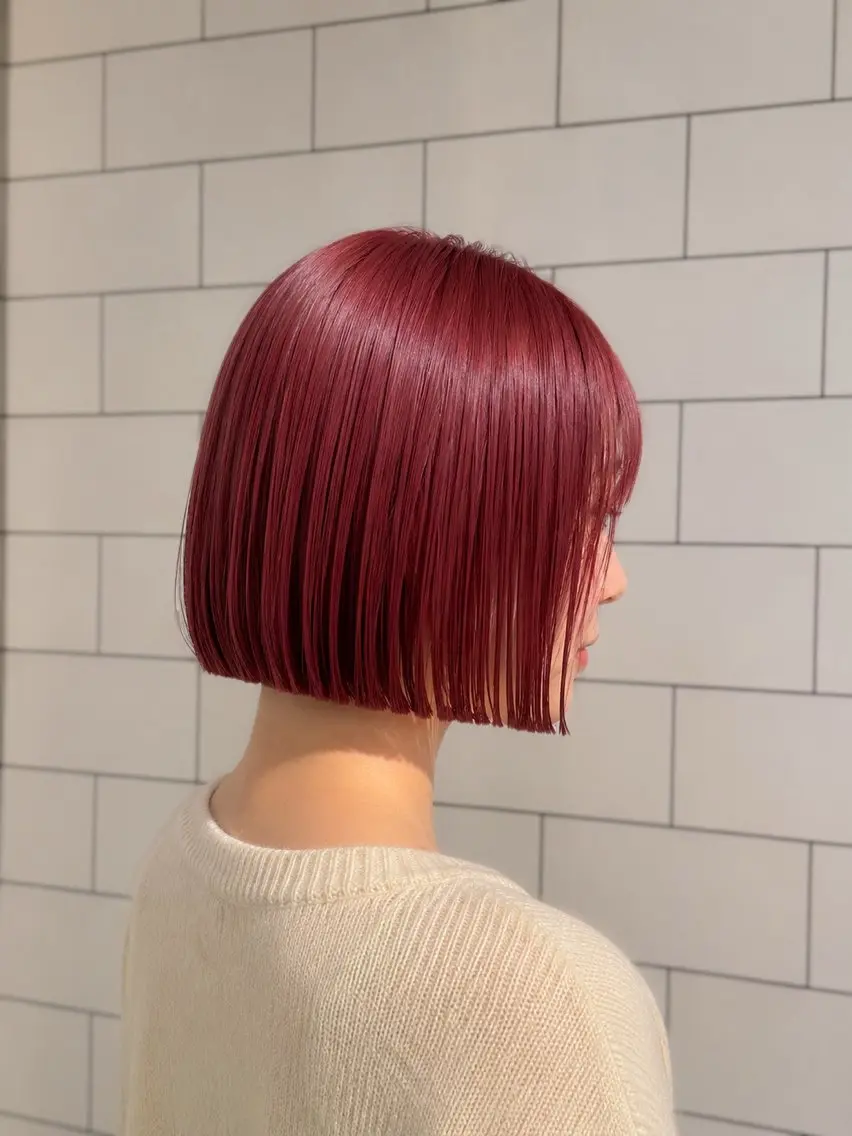 ショート カラー 🍒暖色ボブ/ りゅうき🍒のヘアスタイル