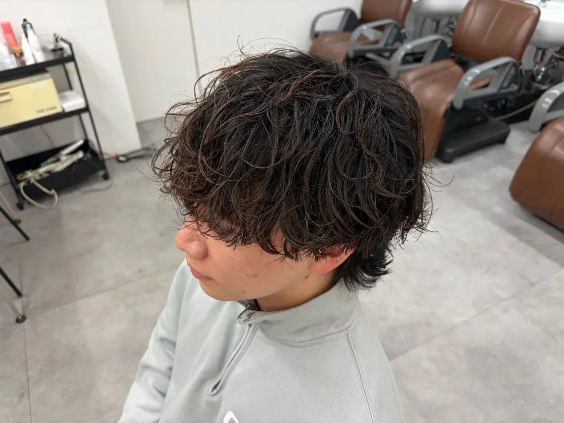 カット＋シャドウパーマの写真