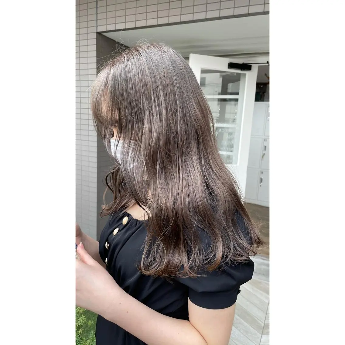 ロング カラー カット ヘアカラー トリートメント 梅田/髪質改善カラー ❄︎ mikiのヘアスタイル