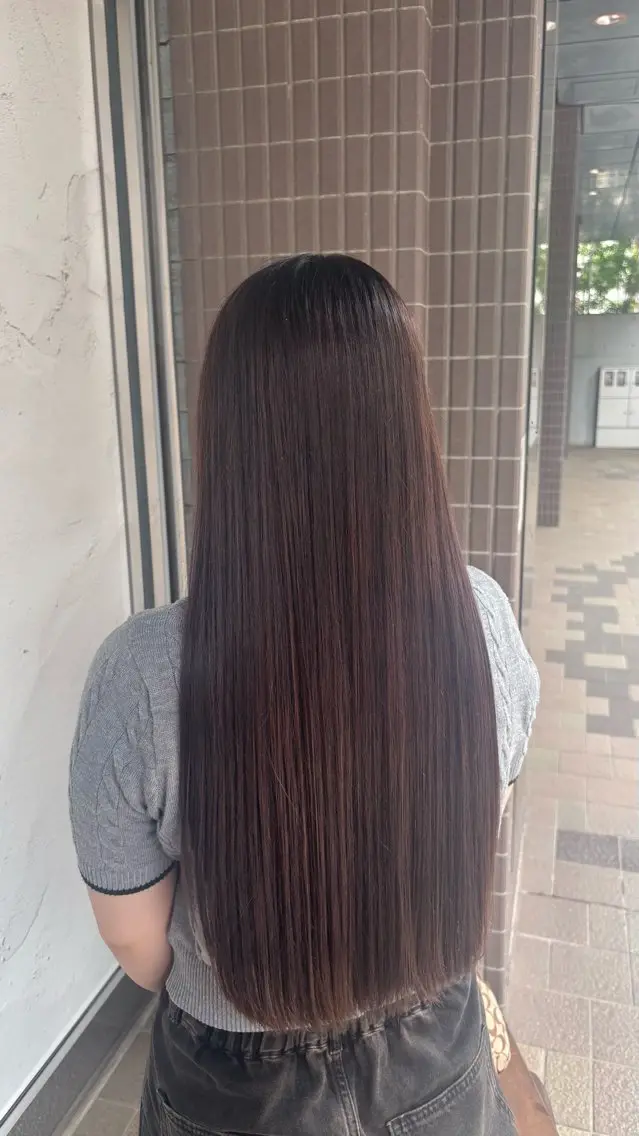 ロング カラー 小池 かなこのヘアスタイル