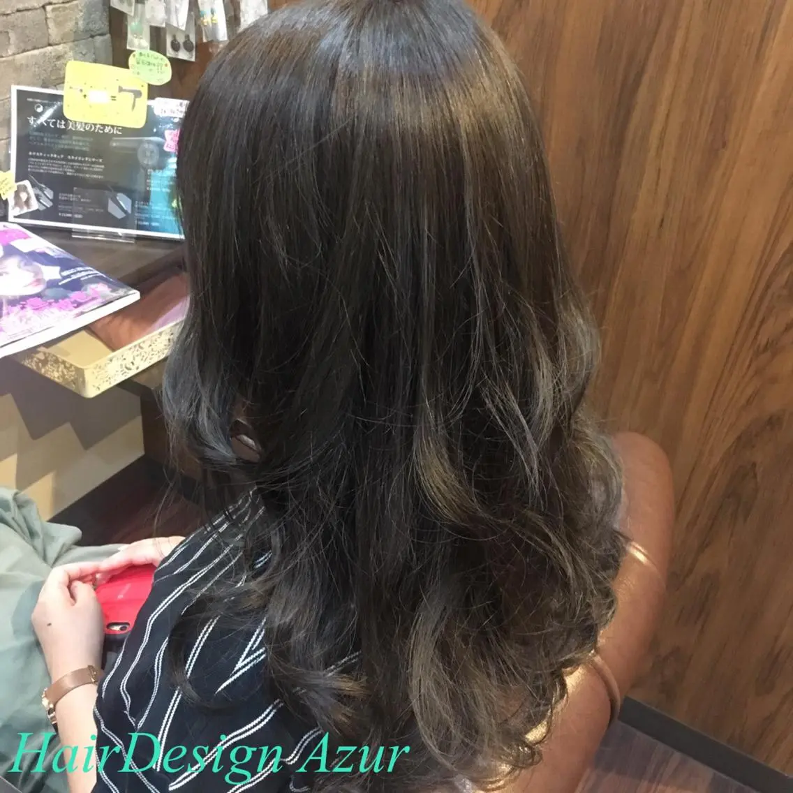 ロング カラー HairDesign Azurのヘアスタイル
