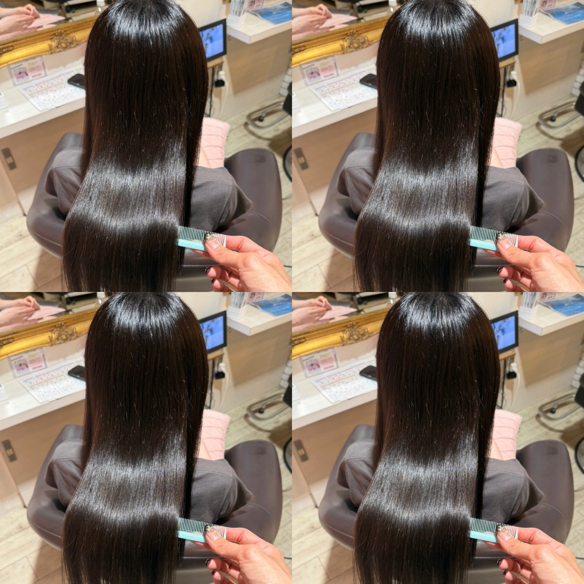 ロング カラー ✨韓国風レイヤー✖️ 美髪矯正✨ユウヤのヘアスタイル