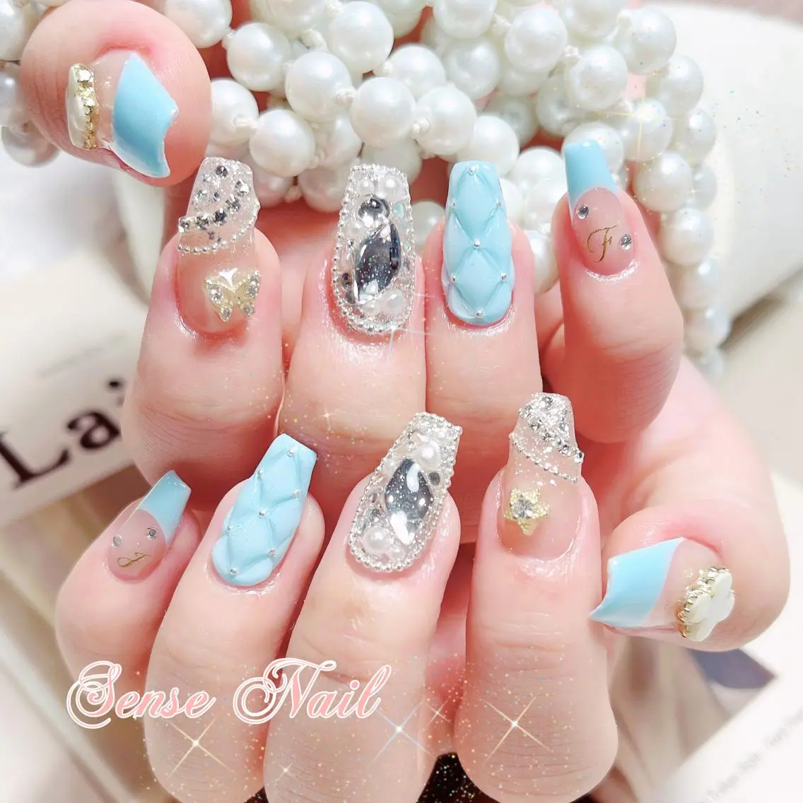 ネイル パーマ ヘアアレンジ メンズ キッズ アイブロウ マツエク・マツパ ロング カラー ハンドネイル ハンドケア 🎀Sense Nail池袋店🎀のネイルデザイン