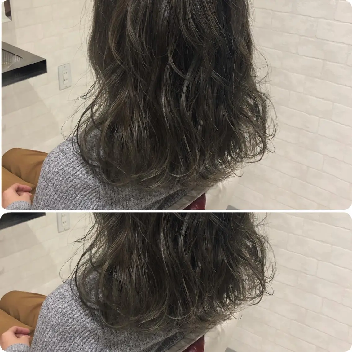 セミロング カラー グラデーションカラー ハイライトカラー ハイライト 畑山 紗耶佳のヘアスタイル