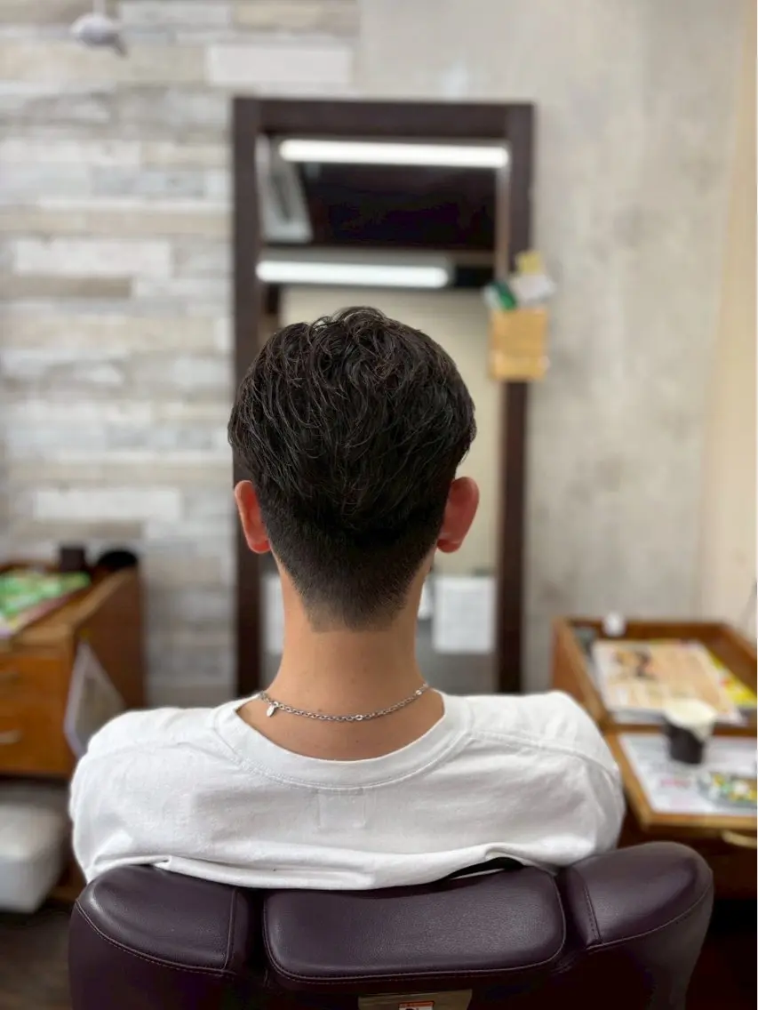 ショート パーマ メンズ lua店 Yugo(河野有吾)のヘアスタイル