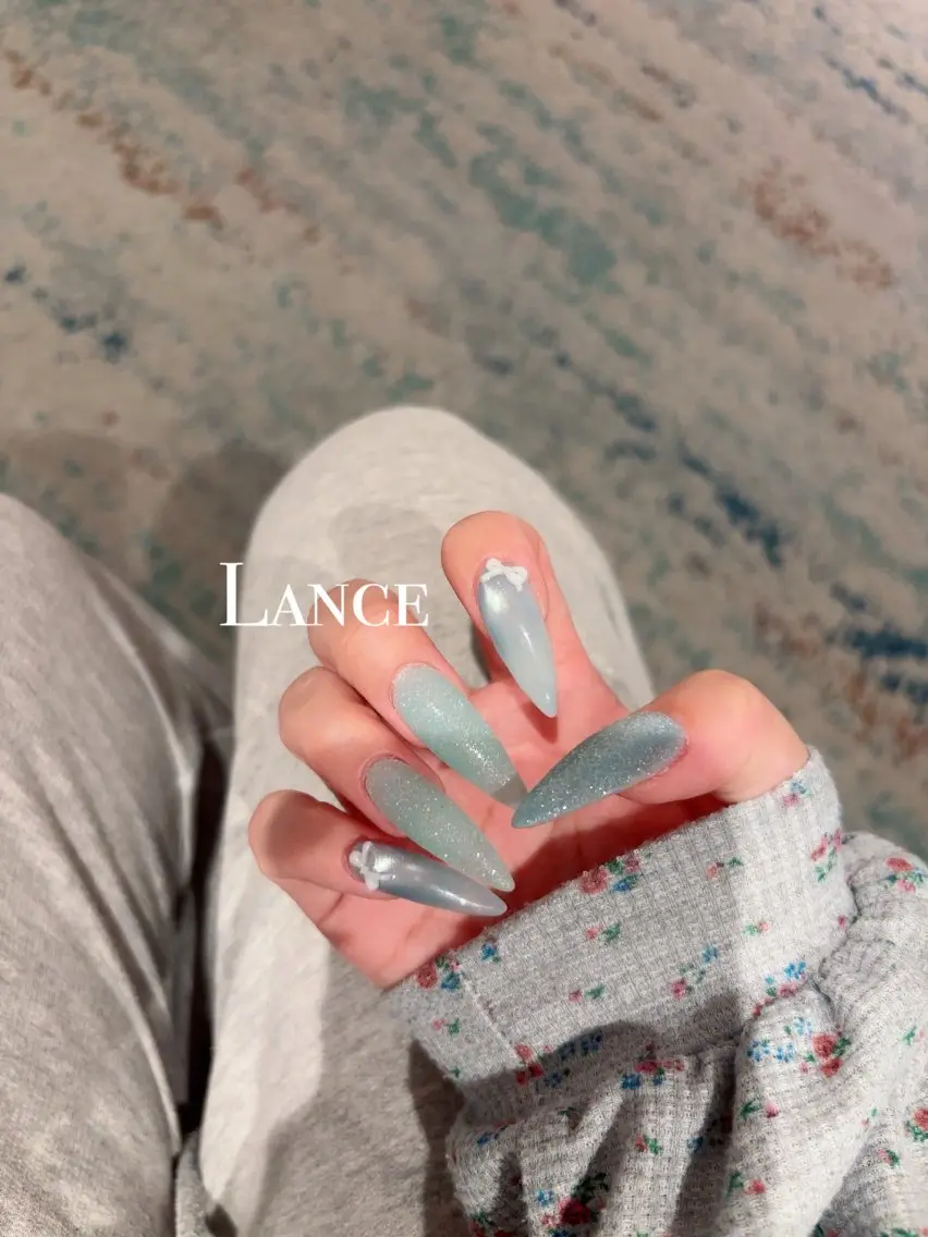 ネイル キラキラネイル 韓国ネイル ワンカラーネイル 夏ネイル ワンホンネイル ハンドネイル Lance nailのネイルデザイン