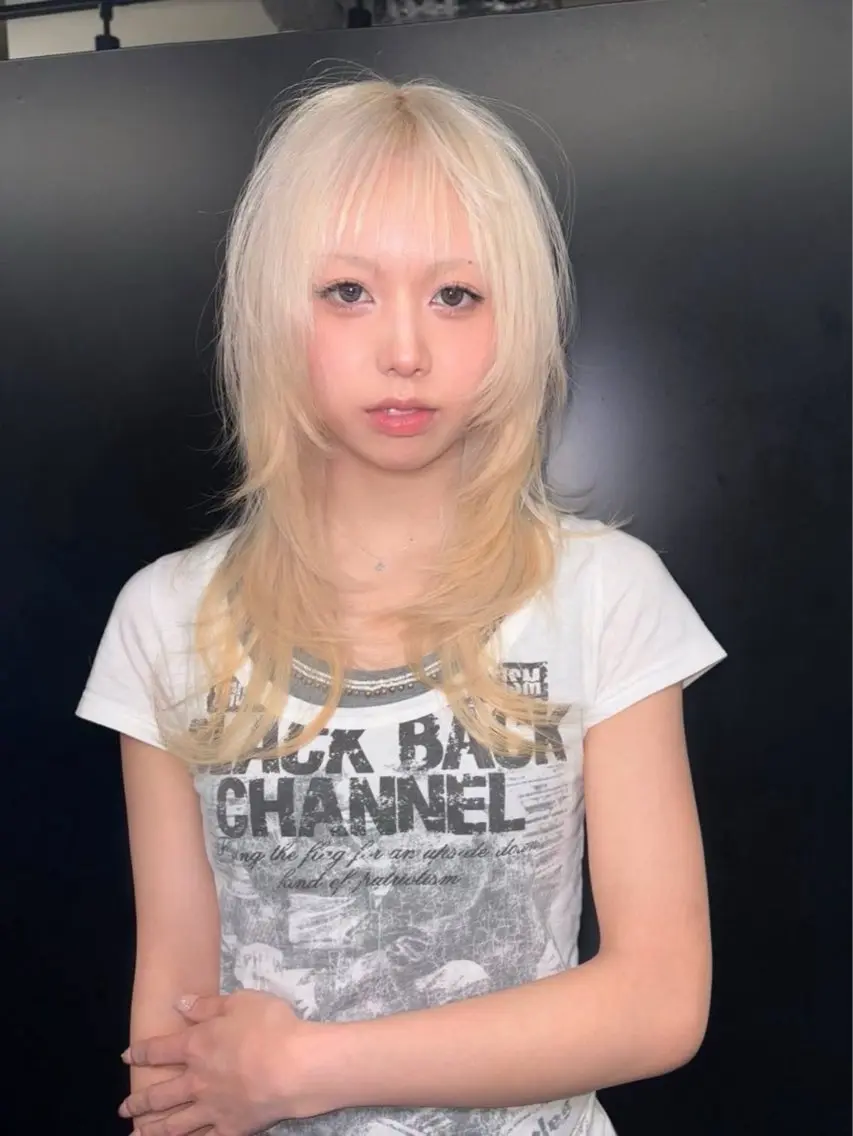 ✞ケアブリーチ2回+ケアカラーの写真