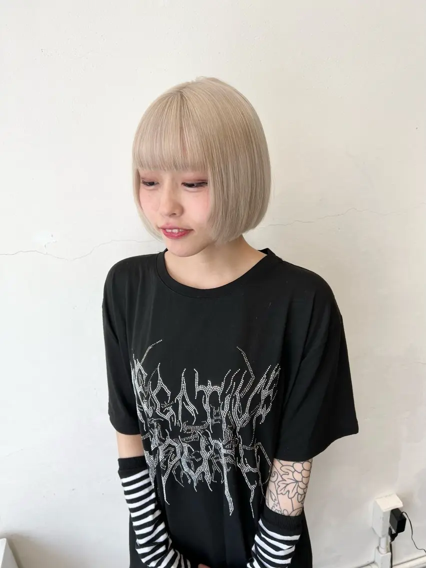 ミディアム カラー ヘアカラー トリートメント HARU//原宿🤍 リピート率NO.1のヘアスタイル