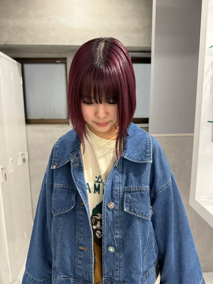 カラー ヘアカラー sena⌇ベージュ⌇ ブリーチなしWカラーのヘアスタイル