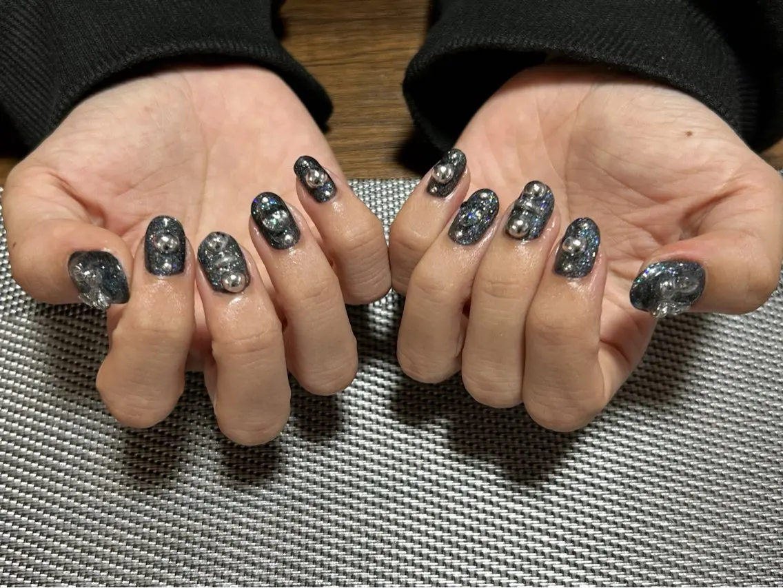 ネイル ラメ(グリッター) ハンドネイル i nailのネイルデザイン