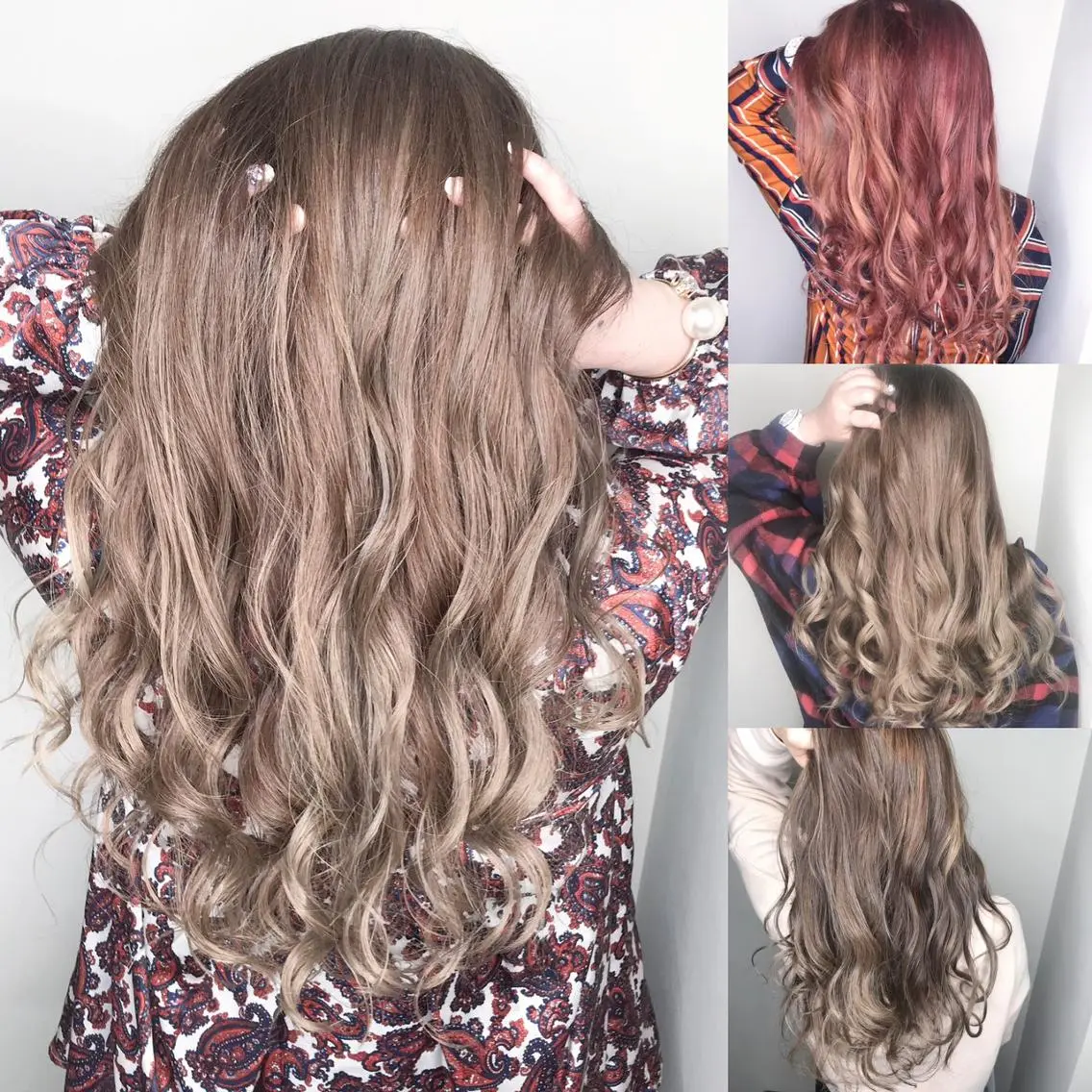 ロング カラー パーマ ヘアアレンジ メンズ キッズ ネイル マツエク・マツパ 学生(メンズ向け) 学生 ヘアカラー トリートメント 新宿駅近♡友達とOK 🦋W -ワット -のヘアスタイル