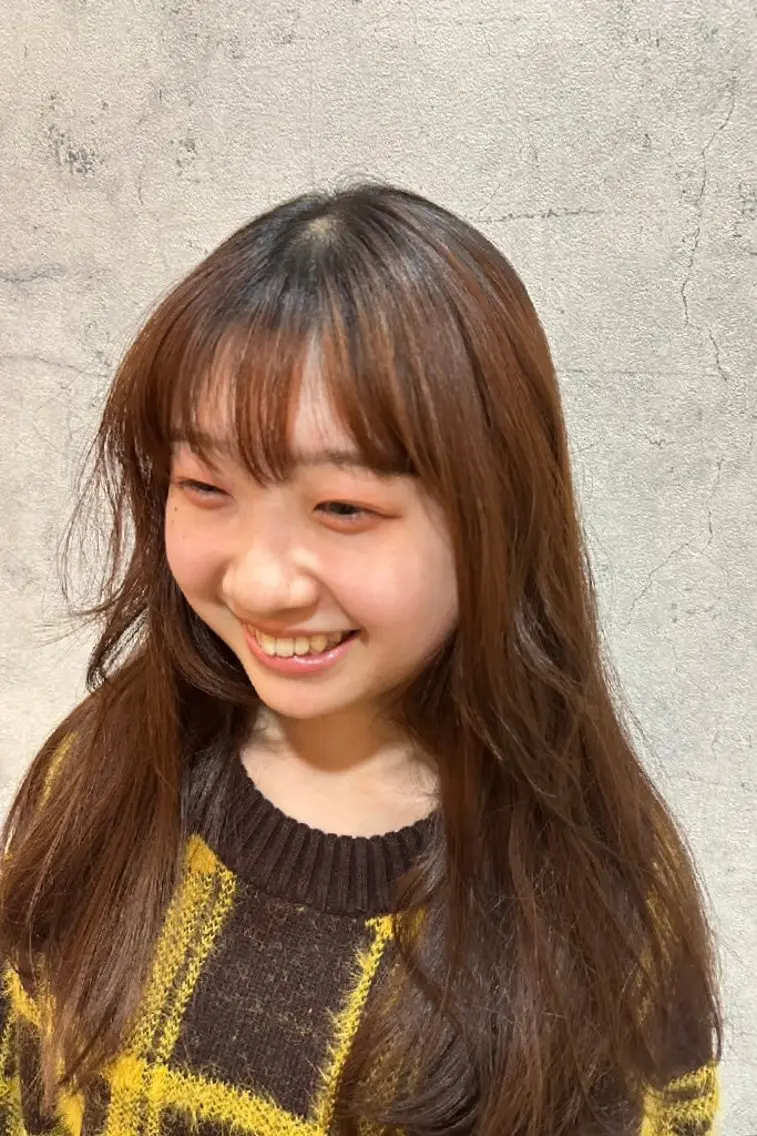 ロング 顔まわりレイヤー 顔周りカット レイヤーカット 小島琉奈/カット モデル募集中📢💥のヘアスタイル