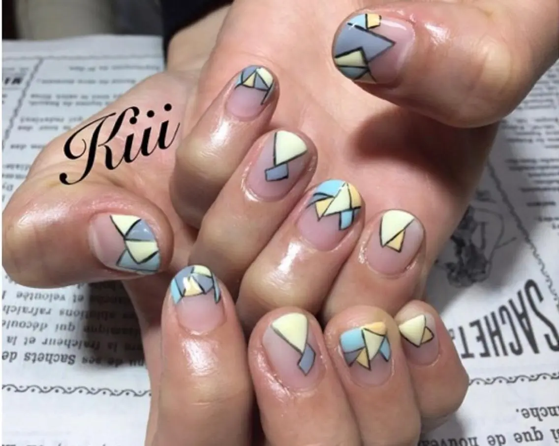 ネイル アートネイル ハンドネイル フットネイル kiii.__ ✴︎*のネイルデザイン
