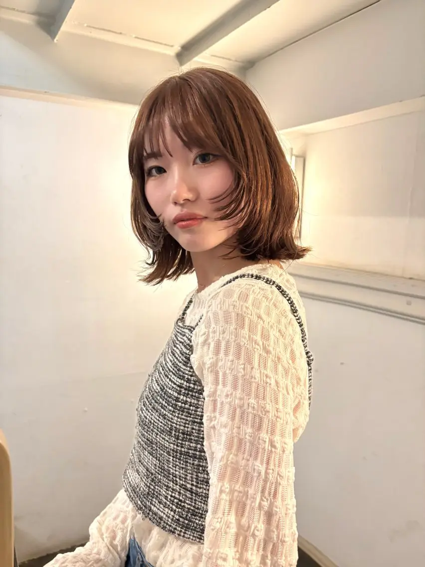 顔まわりカットの写真